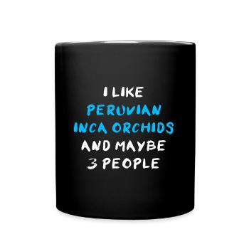 Peruvian Inca Orchid - Tasse einfarbig - Schwarz - Vorne