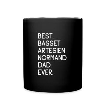Basset Artésien Normand Dad - Full Colour Mug - black - Front