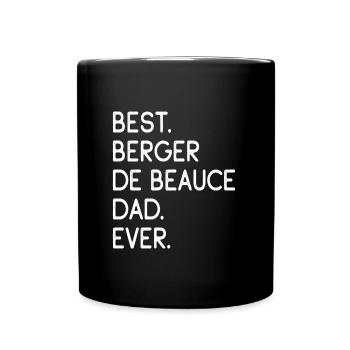 Berger De Beauce Dad - Tasse einfarbig - Schwarz - Vorne