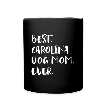 Carolina Dog Mom - Full Colour Mug - black - Front