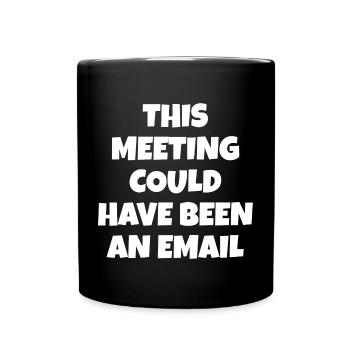 Office Saying Work colleague - Full Colour Mug - black - Front