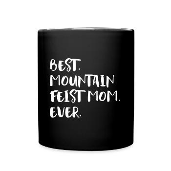 Mountain Feist Mom - Tasse einfarbig - Schwarz - Vorne