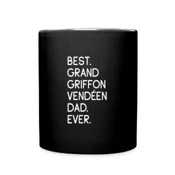 Grand Griffon Vendéen Papa - Mug uni - noir - Devant