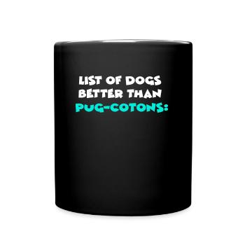 Carlin-Cotons - Mug uni - noir - Devant