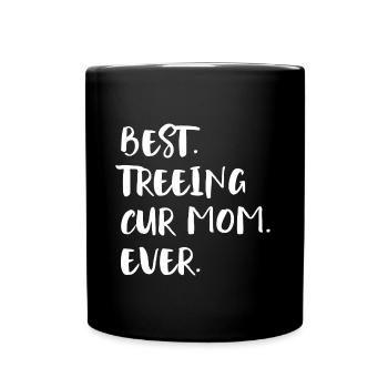 Treeing Cur Maman - Mug uni - noir - Devant
