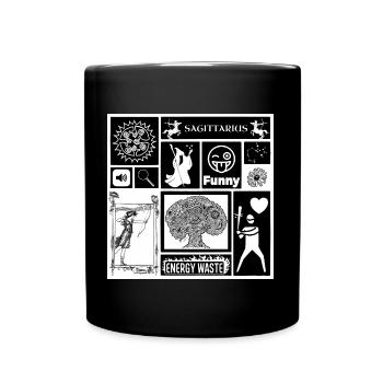 SCHÜTZE - Tasse einfarbig - Schwarz - Vorne