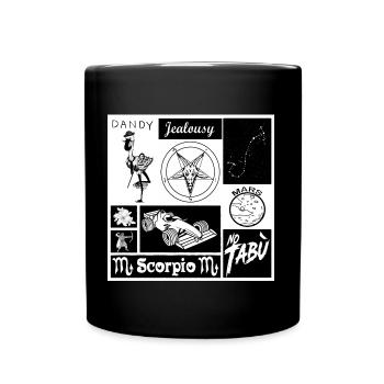 Skorpion - Tasse einfarbig - Schwarz - Vorne