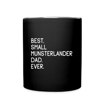 Small Münsterländer Dad - Tasse einfarbig - Schwarz - Vorne