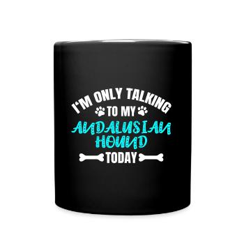 Andalusian Hound - Full Colour Mug - black - Front