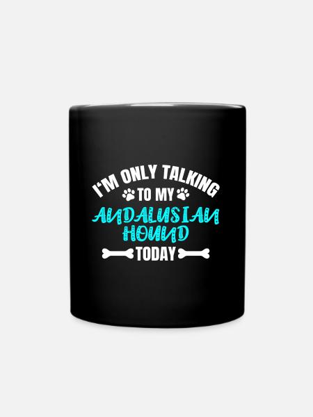 Andalusian Hound - Tasse einfarbig - Schwarz