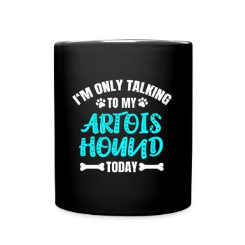 Chien d’Artois - Mug uni - noir - Devant