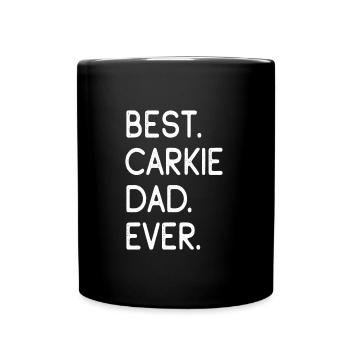 Carkie Dad - Tasse einfarbig - Schwarz - Vorne