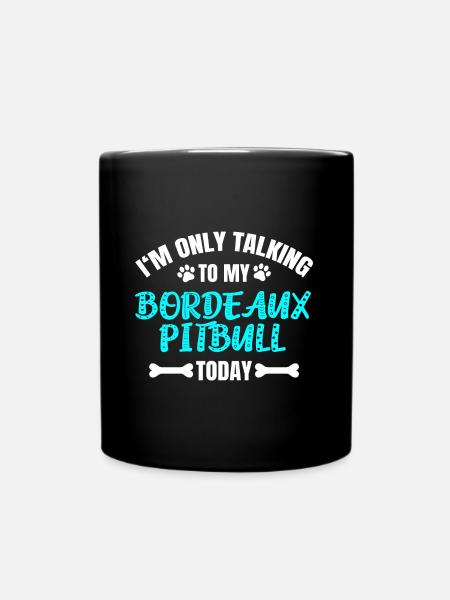 Bordeaux Pitbull - Mug uni - noir