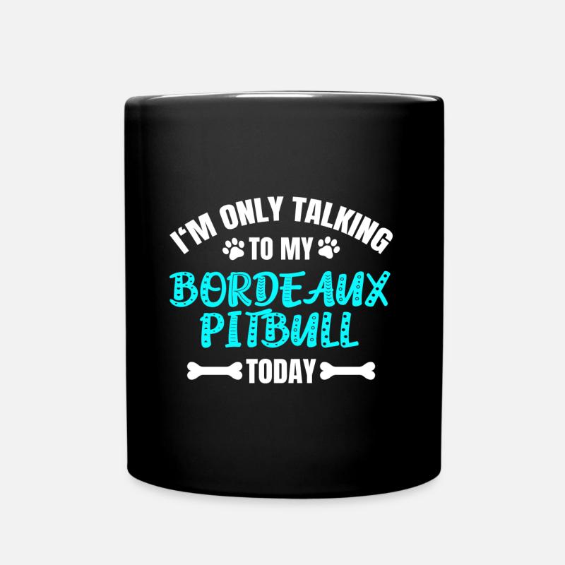 Bordeaux Pitbull - Mug uni - noir