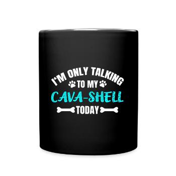 Coquille de cava - Mug uni - noir - Devant