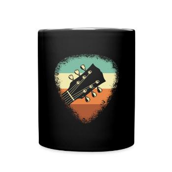 Guitare - Mug uni - noir - Devant
