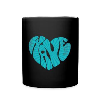 Wave - Full Colour Mug - black - Front