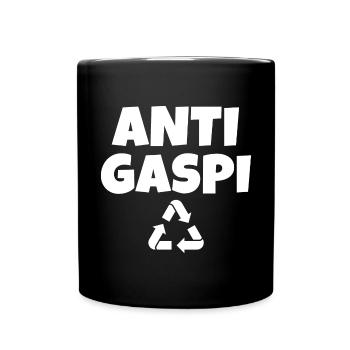 anti-gaspi, anti-gaspillage, recycler - Mug uni - noir - Devant