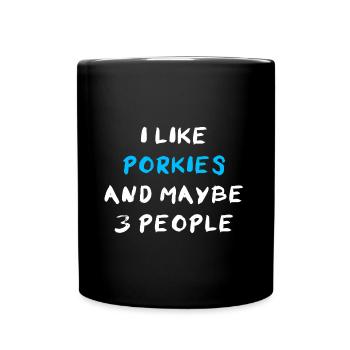 Porkie - Mug uni - noir - Devant