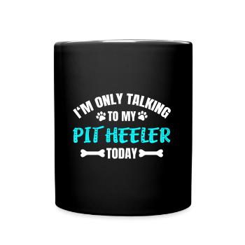 Pit Heeler - Tasse einfarbig - Schwarz - Vorne