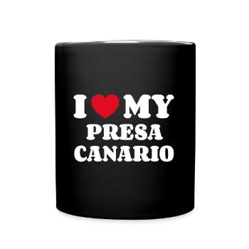 J’aime ma Presa Canario - Mug uni - noir - Devant