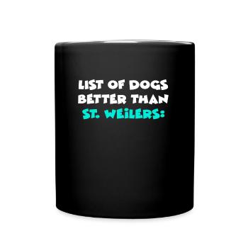 St. Weilers - Tasse einfarbig - Schwarz - Vorne