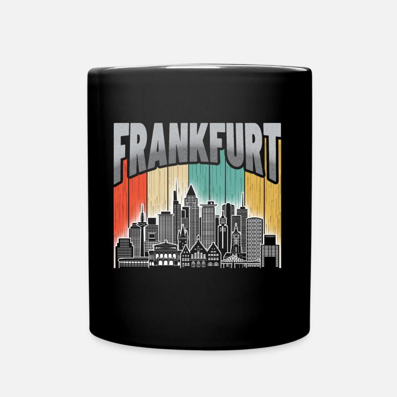 Frankfurt Germany Frankfurt, Deutschland - Tasse einfarbig - Schwarz