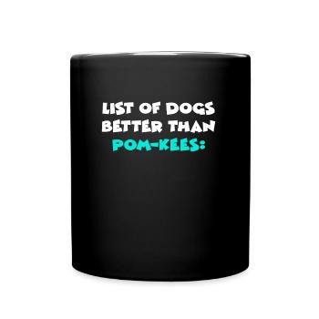 Pom-Kees - Full Colour Mug - black - Front