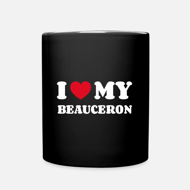 J’aime mon Beauceron - Mug uni - noir