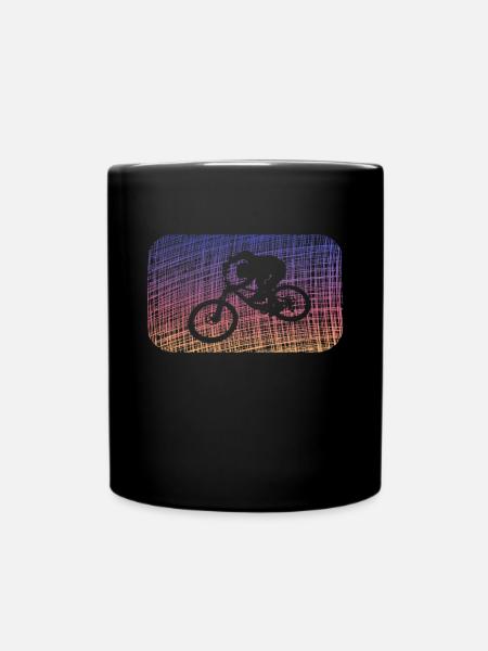 Biken - Tasse einfarbig - Schwarz