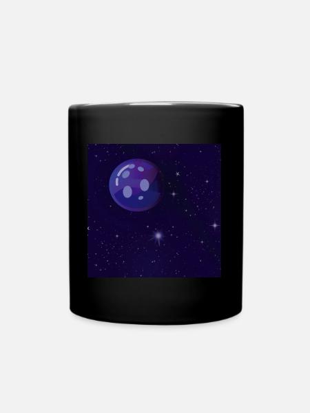 Neptune - Tasse einfarbig - Schwarz