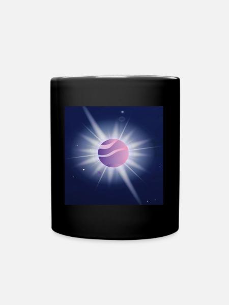 Jupiter - Tasse einfarbig - Schwarz