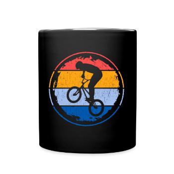 BMX Bike Retro Kids Motif Freestyle BMX Garçons - Mug uni - noir - Devant