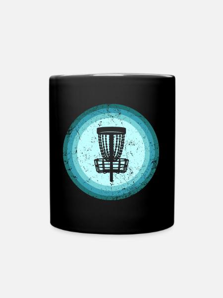 Lecteur de disc golf Disc Golf Disc Golfer Retro - Mug uni - noir