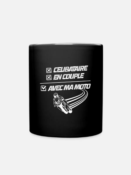moto humour motard - Mug uni - noir