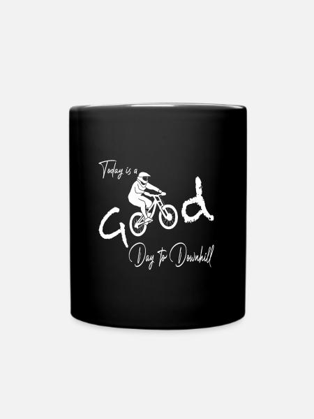 Today is a good Day to Downhill - Tasse einfarbig - Schwarz