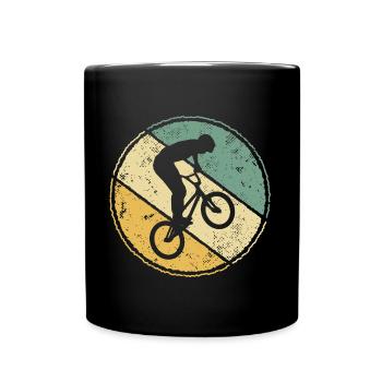 BMX Bike Retro Freestyle BMX Rider - Mug uni - noir - Devant