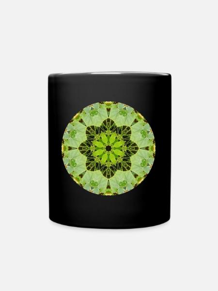 Mandala-Quantum 7 - Tasse einfarbig - Schwarz