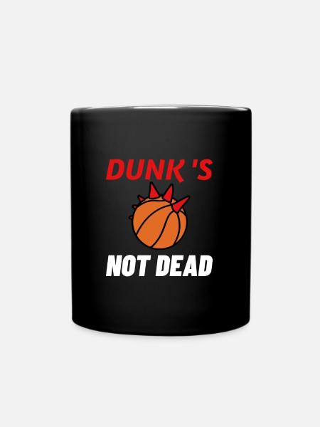 DUNK'S NOT DEAD ! (basketball, punk) - Jeux de mot - Mug uni - noir