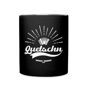Quetschn diatonisch harmonisch | ZiachON! - Tasse einfarbig - Schwarz - Vorne