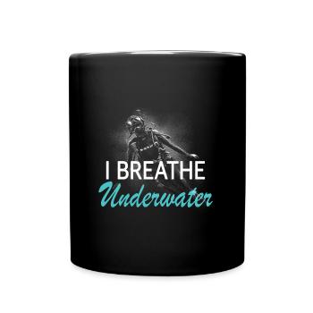 I underwater - Full Colour Mug - black - Front