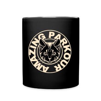AMAZING PARKOUR gift Parkour Freerun - Full Colour Mug - black - Front