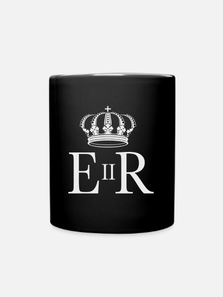 La reine Elizabeth II - Mug uni - noir
