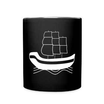 Segelboot Norddeutschland Seemann Matrose Kapitän - Tasse einfarbig - Schwarz - Vorne