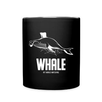 THE WHALE - white - Tasse einfarbig - Schwarz - Vorne