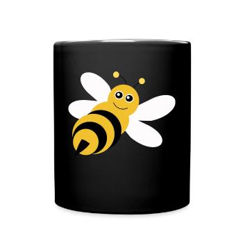 Bee Bee Beekeeper Gift Christmas - Full Colour Mug - black - Front
