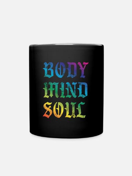 Corps Âme - Mug uni - noir