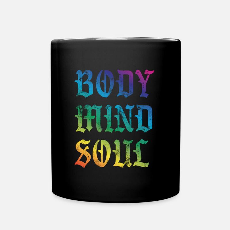 Corps Âme - Mug uni - noir
