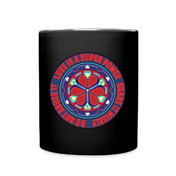 Super Love Power - Mug uni - noir - Devant