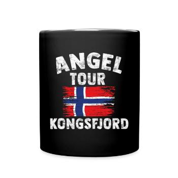 KONGSFJORD - Angel Tour Norvège Personnalisable - Mug uni - noir - Devant